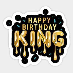 Happy Birthday King Sticker